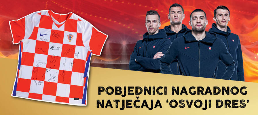 Pobjednici nagradnog natječaja 'Osvoji dres'