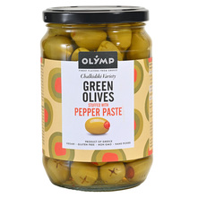 Olymp Masline zelene punjene pastom od paprike 400 g