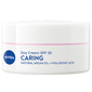 Nivea Caring Dnevna krema s arganovim uljem i hijaluronskom kiselinom SPF 30 50 ml