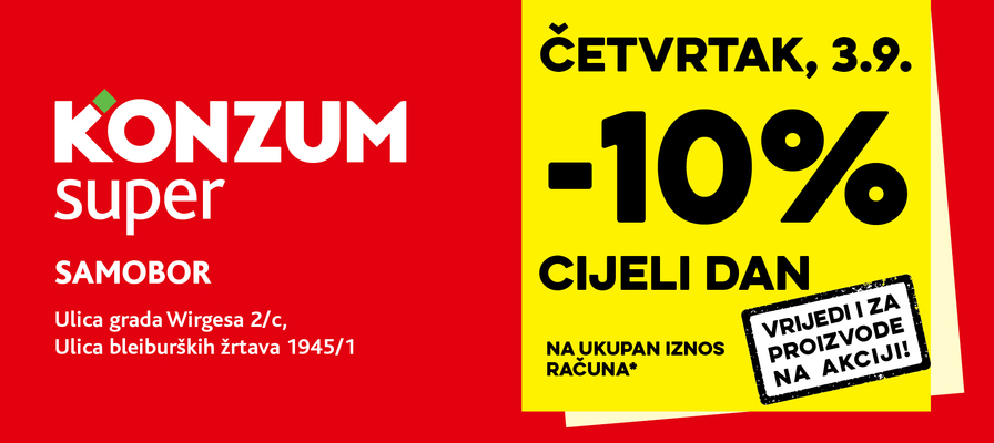 Super akcije u Super Konzumu Samobor