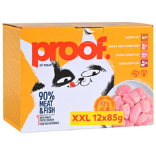 Proof of Meat Hrana za mačke razni okusi 12x85 g