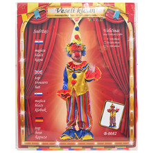 Veseli klaun Kostim, S (5-6 g,110-120 cm)