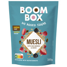 Boom Box Muesli crveno voće&sjemenke bundeve i suncokreta 350 g