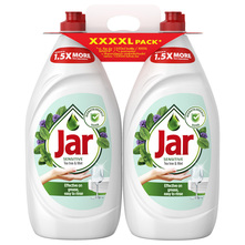 Jar Sensitive Deterdžent za pranje posuđa tea tree&mint 2x1350 ml