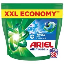 Ariel + Touch of Lenor Deterdžent fresh air 38 tableta