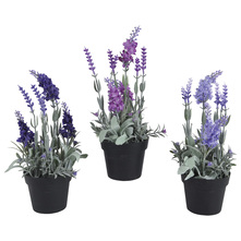 Umjetna biljka lavanda u tegli razne vrste 12x12x25 cm