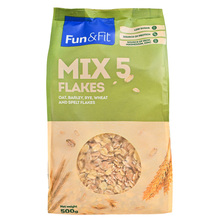 Fun&Fit Mix 5 integralnih pahuljica 500 g
