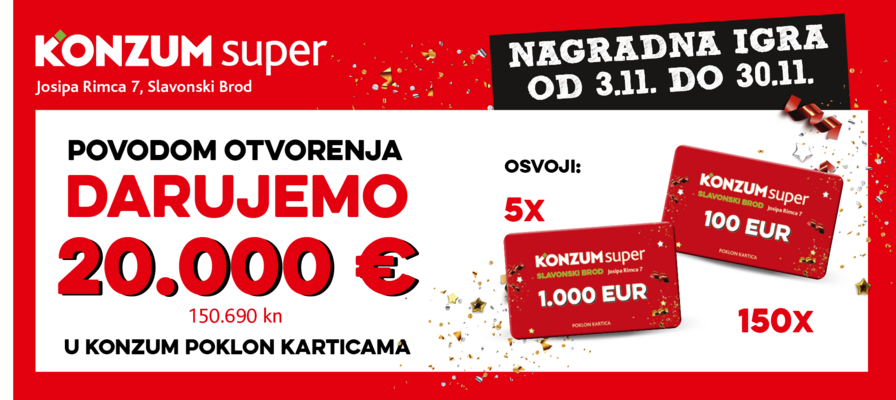 Nagradna igra - Otvorenje Slavonski Brod