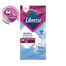 Libresse Dailies V-Protection&Freshness Dnevni higijenski ulošci extra long 24/1