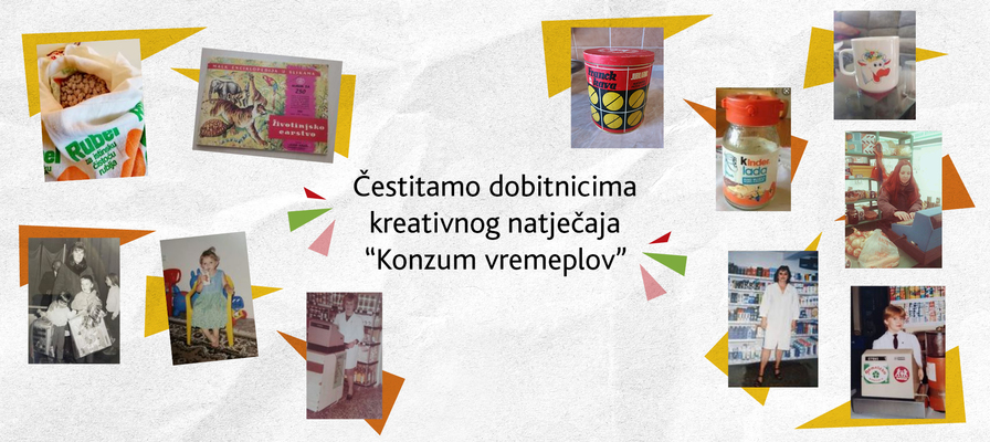 Dobitnici kreativnog natječaja - Konzum vremeplov