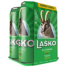 Laško Zlatorog Svijetlo pivo 4x0,5 l