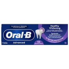 Oral B Advanced Zubna pasta healthy whitening 75 ml