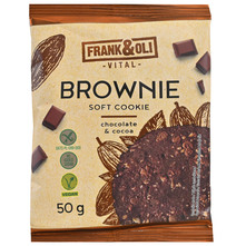 Frank&Oli Vital Brownie Soft Keks čokolada i kakao bez glutena 50 g