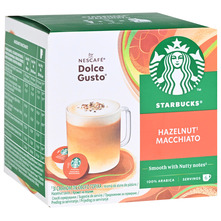 Starbucks Hazelnut Macchiato by Nescafé Dolce Gusto kava, 12 kapsula/6 napitaka, 123 g