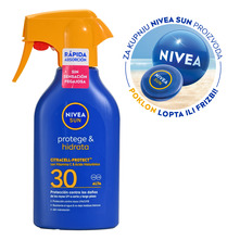 Nivea Sun Protege&Hidrata Sprej s raspršivačem za sunčanje SPF30 250 ml