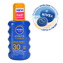 Nivea Sun Protect&Moisture Sprej za zaštitu od sunca SPF30 200 ml