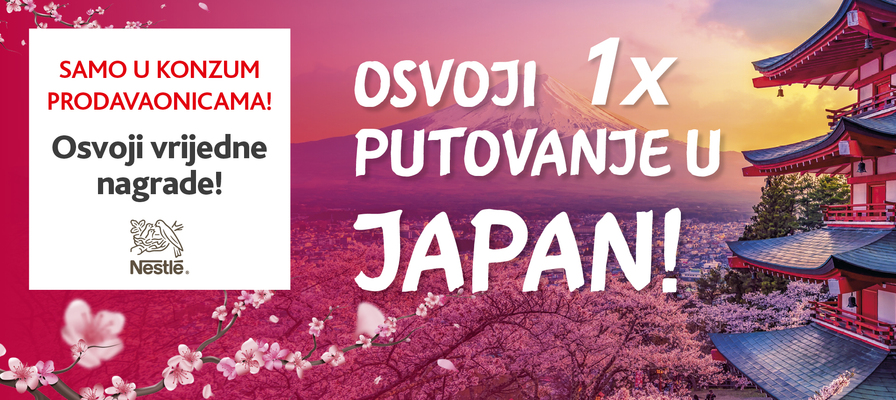 Uz Nestlé i Konzum osvoji zemlju izlazećeg sunca