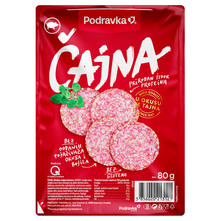 Podravka Čajna kobasica narezak 80 g 