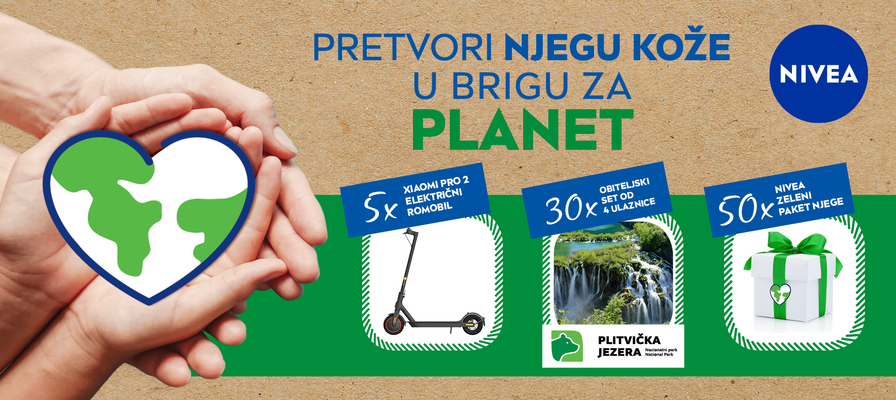 Nagradna igra - Pretvori njegu kože u brigu za planet