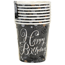 Happy Birthday Papirnate čaše 250 ml 8/1