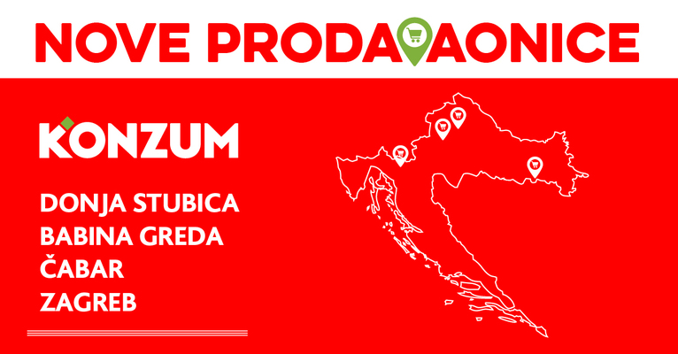 Otvorili smo 5 novih prodavaonica u prosincu