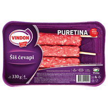 Vindon Šiš ćevapi puretina 330 g