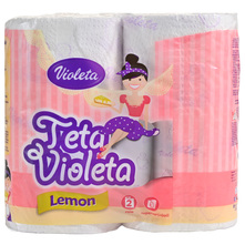 Teta Violeta Lemon Papirnati ručnici 2 sloja 2/1