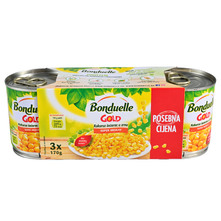 Bonduelle Gold Kukuruz šećerac u zrnu 3x170 g