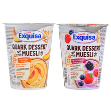 Exquisa Quark Sirni Desert s muesli razni okusi 375 g 
