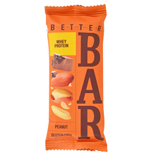 Better Bar Pločica čokolada, kikiriki i protein sirutke bez glutena 45 g