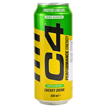 C4 Explosive Energy Drink twisted limeade zero sugar 500 ml