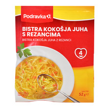 Podravka Bistra kokošja juha s rezancima 52 g