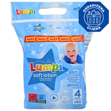 Lumpi Soft Losion Vlažne maramice 4x80 komada