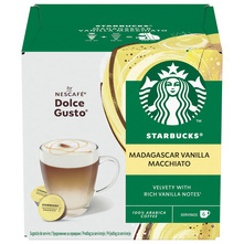 Starbucks Madagascar Vanilla Macchiato by Nescafé Dolce Gusto kava, 12 kapsula/6 napitaka, 132 g