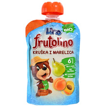 Lino Frutolino Kašica kruška i marelica bio 100 g