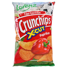 Lorenz Crunchips x-cut paprika 130 g