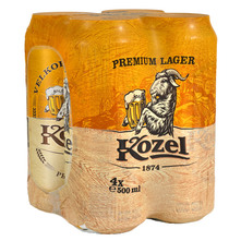 Kozel Premium Lager Svijetlo pivo 4x0,5 l