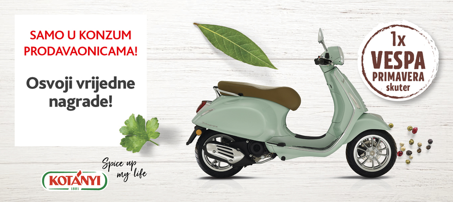 Nagradna igra - Kotanyi i Konzum nagrađuju