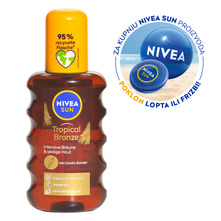 Nivea Sun Tropical Bronze Ulje za sunčanje u spreju s karotenom SPF 6 200 ml