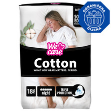 Violeta We Care Cotton Higijenski ulošci night 18/1
