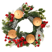 Adventski vjenčić za stol 28x28x8 cm