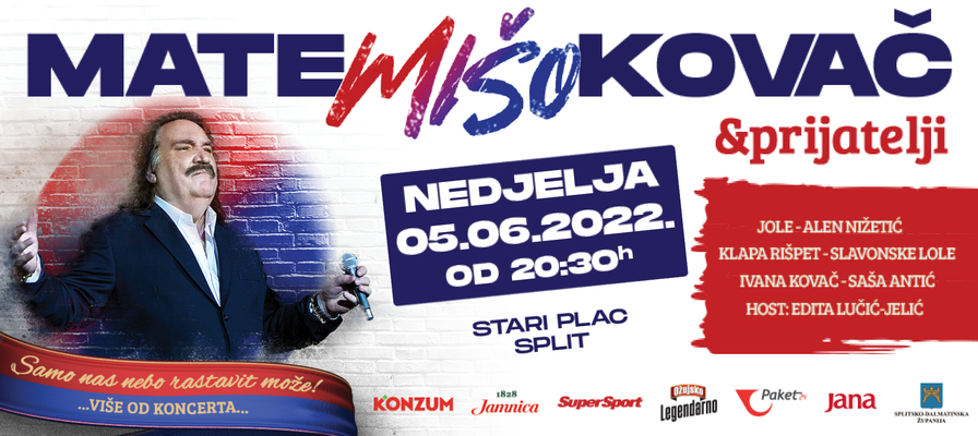 Kreativan natječaj 'Osvoji karte za koncert Miše Kovača & Prijatelja u Splitu!'