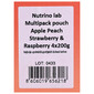 Nutrino Lab Much Berry Mix Mješavina voćnih kaša od jabuke, breskve, jagode i maline 4x200 g