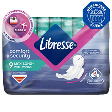 Libresse Comfort&Security Higijenski ulošci maxi long+ 9/1