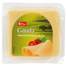 K Plus Gauda Polutvrdi punomasni sir 300 g