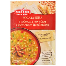 Podravka Bogata juha s ječmom i povrćem 70 g