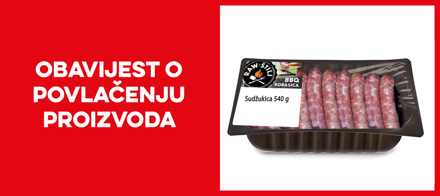 Opoziv i povlačenje sudžukica Raw štilj s tržišta