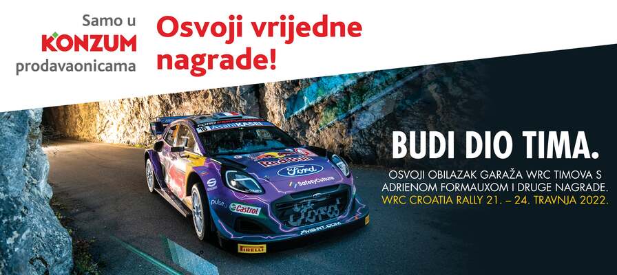 Postani dio tima i osvoji nezaboravno WRC iskustvo na Croatia Rallyju