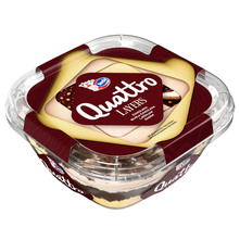 Quattro Layers Sladoled čokolada, bijela čokolada, lješnjak, badem 800 ml