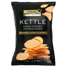 Special Moments Kettle Čips okus med i senf 100 g